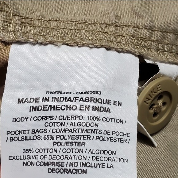 Nike Men's Performance Woven 6th Man Ripstop Cargo Shorts Khaki 36 - Picture 7 of 8